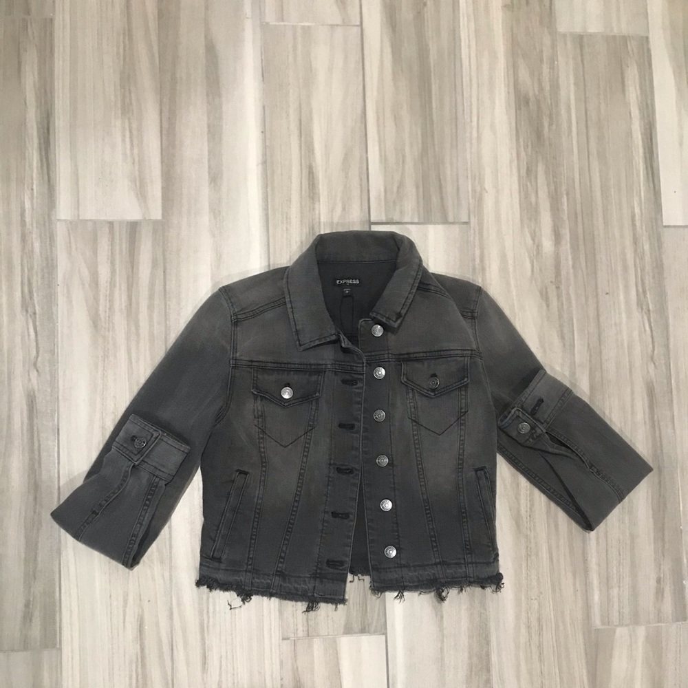 Black Jean Jacket